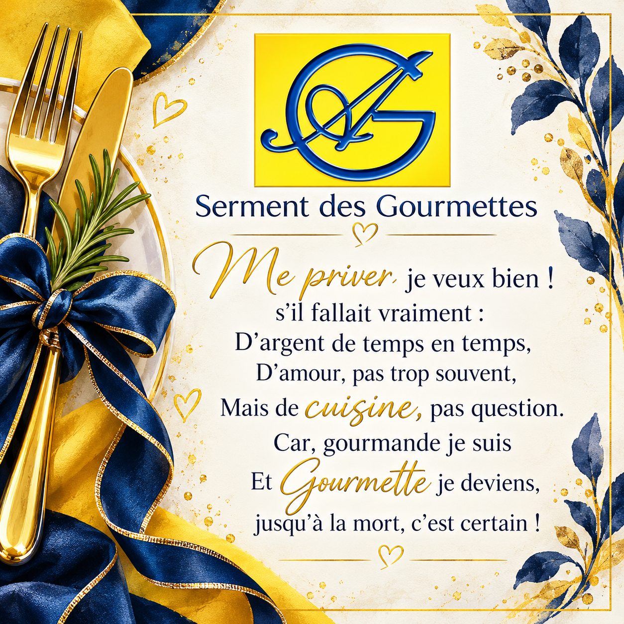 Serment des Gourmettes
